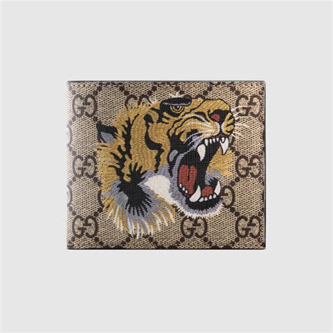 replica tiger print gucci walet|gucci wallet stitching.